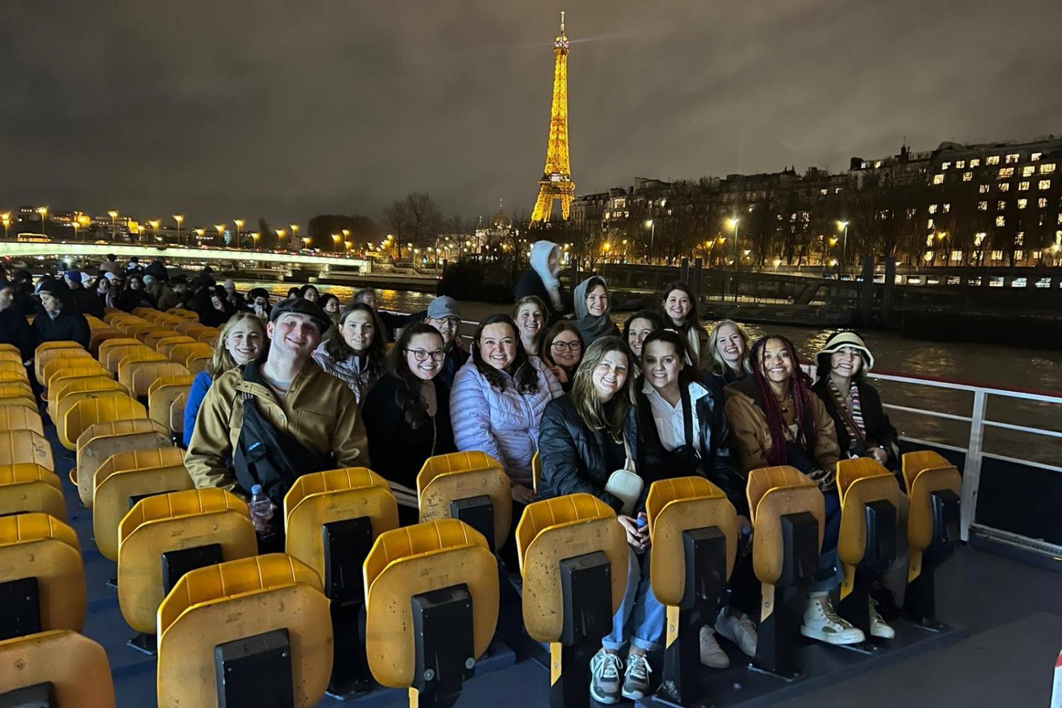 Students on the 2023 Paris study tour.